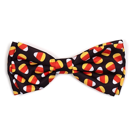 Worthy Dog Candy Corn Adjustable Bow Tie Pet Collar Accessory
