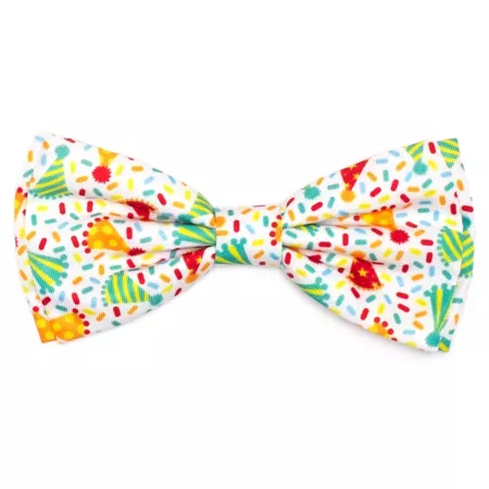 Worthy Dog Celebrate Pet Collar Accessory with Adjustable Bow Tie Cat Bandanas Ties & Accessories