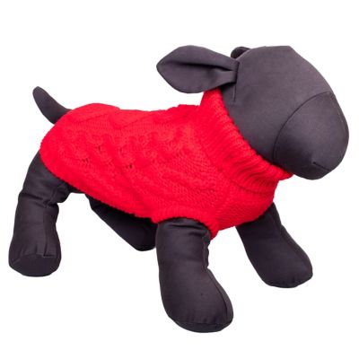 Worthy Dog Chunky Knit Turtleneck Pullover Dog Sweater