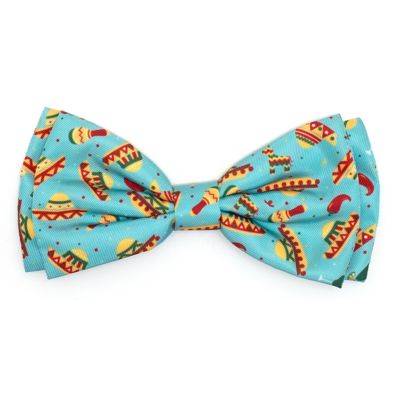 Worthy Dog Cinco de Mayo Bow Tie Adjustable Pet Collar Accessory