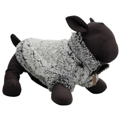 Image showing 1 th Worthy Dog Cozy Wubby Fleece Quarter-Zip Dog Pullover