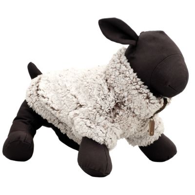 Image showing 1 th Worthy Dog Cozy Wubby Fleece Quarter-Zip Dog Pullover