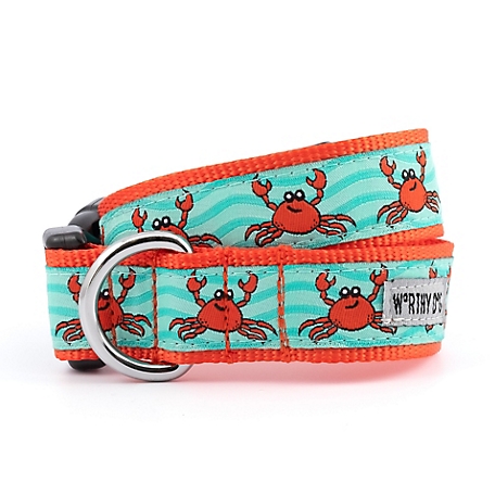 Worthy Dog Adjustable Crabs Dog Collar