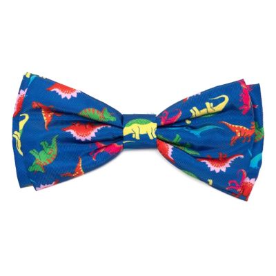 Worthy Dog Dino Adjustable Bow Tie Pet Collar Accessory