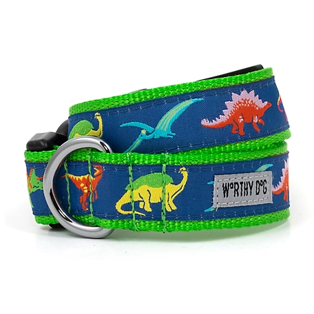 Worthy Dog Adjustable Dino Dog Collar