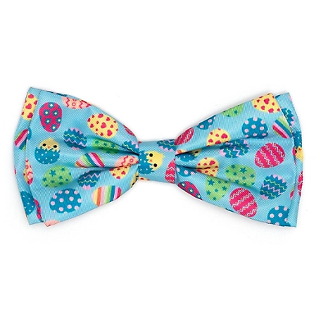 Worthy Dog Easter Eggs Bow Tie Adjustable Pet Collar Accessory