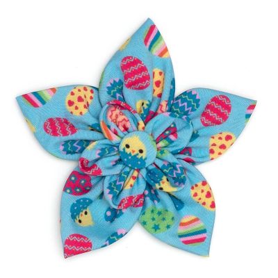 Worthy Dog Easter Eggs Flower Adjustable Pet Collar Accessory