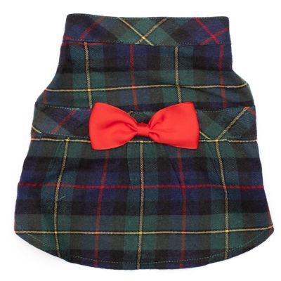 Worthy Dog Flannel Macleod Tartan Plaid Adjustable Pet Dress