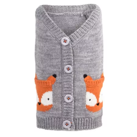 Worthy Dog Fox Sweater Cardigan for Dogs Dog Sweaters