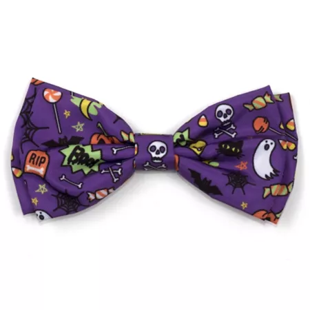 Worthy Dog Fright Night Pet Collar Accessory with Adjustable Bow Tie Dog Bandanas Ties & Accessories