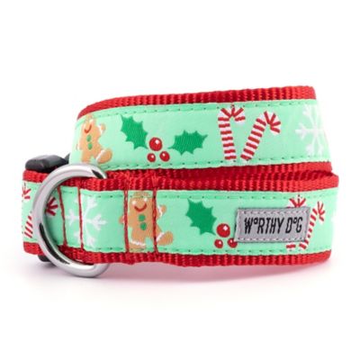 Worthy Dog Adjustable Gingerbread Dog Collar