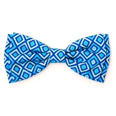 Worthy Dog Graphic Diamond Bow Tie Adjustable Pet Collar Accessory