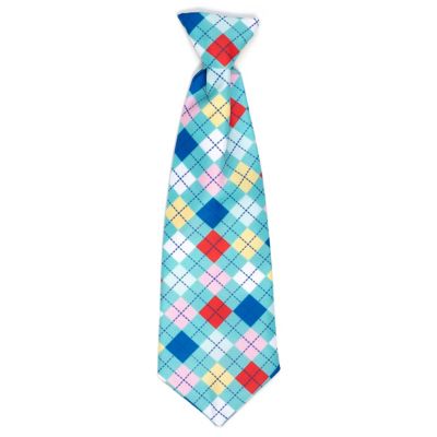 Worthy Dog Haberdashery Argyle Adjustable Neck Tie Pet Collar Accessory