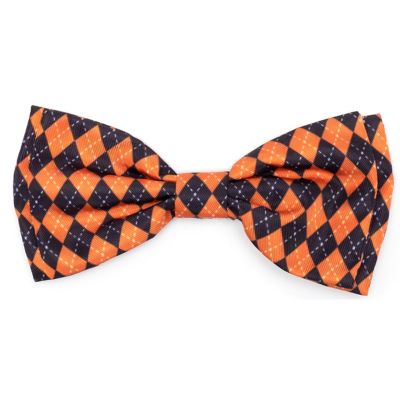 Worthy Dog Halloween Argyle Adjustable Bow Tie Pet Collar Accessory