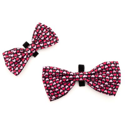 Image showing  Heartthrob Bow Tie Adjustable Pet Collar Accessory