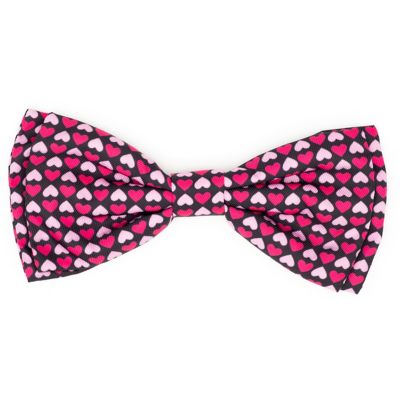 Worthy Dog Heartthrob Bow Tie Adjustable Pet Collar Accessory