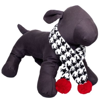 Image showing  Houndstooth Dog Sweater and Scarf Set