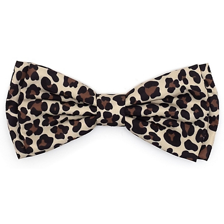 Worthy Dog Leopard Adjustable Pet Bow Tie Pet Collar Accessory
