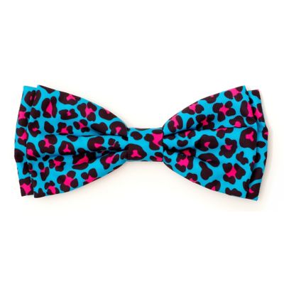 Image showing  Leopard Adjustable Pet Bow Tie Pet Collar Accessory