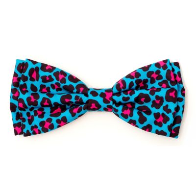 Worthy Dog Leopard Adjustable Pet Bow Tie Pet Collar Accessory