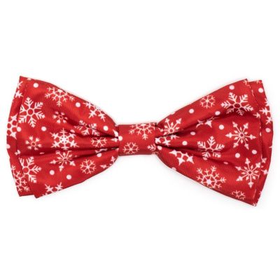 Image showing  Let It Snow Adjustable Pet Bow Tie Pet Collar Accessory