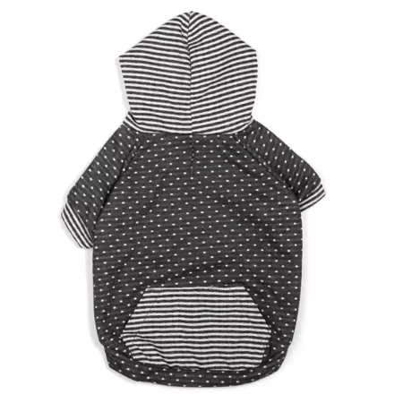 Worthy Dog Lightweight Polka Dot/Striped Dog Hoodie Dog Sweaters