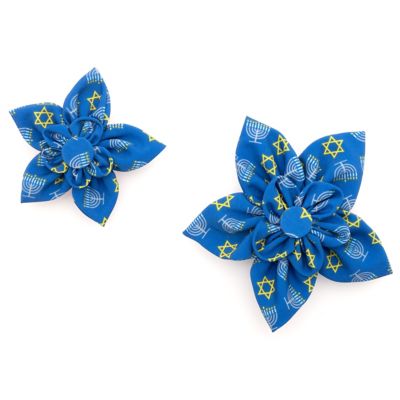 Image showing  Menorah Flower Adjustable Pet Collar Accessory