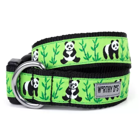 Worthy Dog Pandas Adjustable Dog Collar Dog Basic Collars