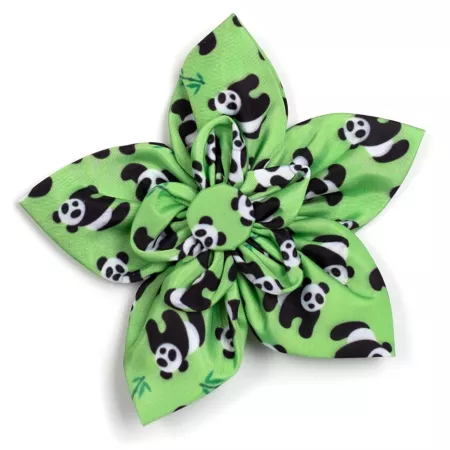 Worthy Dog Pandas Flower Adjustable Pet Collar Accessory Dog Bandanas Ties & Accessories