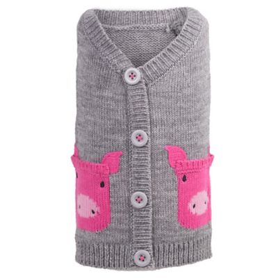 Worthy Dog Pig Pullover Cardigan Dog Sweater