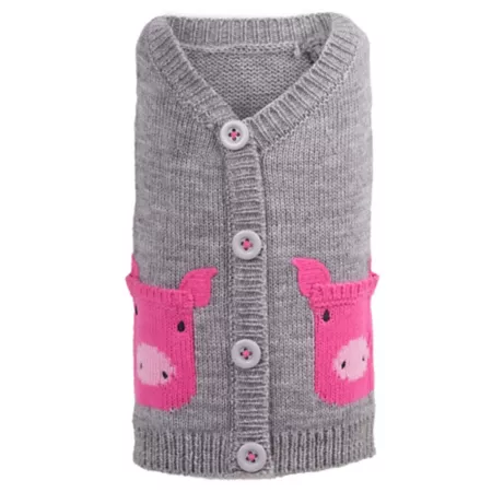 Worthy Dog Pig Sweater Cardigan for Dogs Dog Sweaters