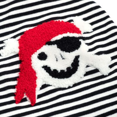 Image showing 3 th Worthy Dog Pirate Dog T-Shirt