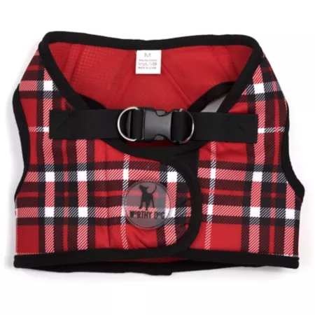 Worthy Dog Reflective Plaid Dog Vest Dog Basic Harnesses