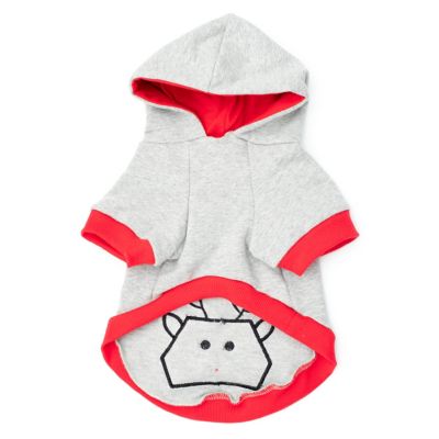 Image showing  Pom Pom Reindeer Pullover Dog Hoodie