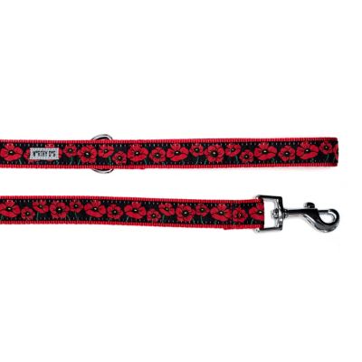 Image showing  Poppies Nylon Dog Leash