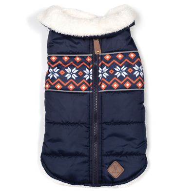 Worthy Dog Puffy Sherpa Fleece-Lined Aspen Dog Jacket