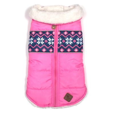 Worthy Dog Puffy Sherpa Fleece-Lined Aspen Dog Jacket