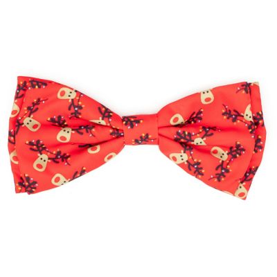 Worthy Dog Rudy Bow Tie Adjustable Pet Collar Accessory