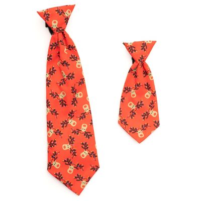 Image showing  Rudy Reindeer Adjustable Neck Tie Pet Collar Accessory