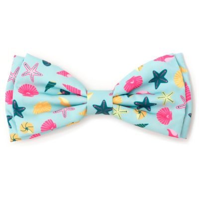 Worthy Dog Seashells Bow Tie Adjustable Pet Collar Accessory