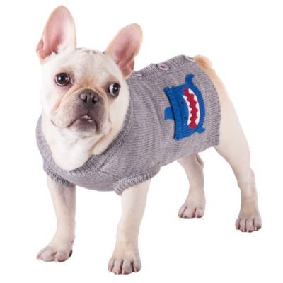 Worthy Dog Shark Pullover Cardigan Dog Sweater