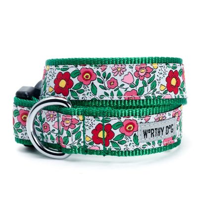 Worthy Dog Adjustable Spring Garden Dog Collar