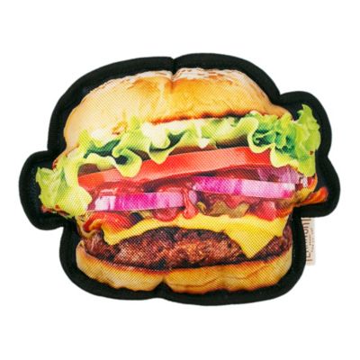 Territory Hamburger Dog Toy with Squeaker