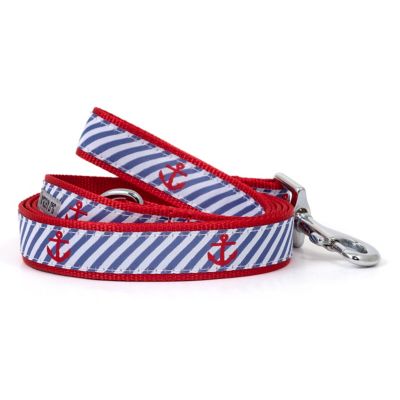 Worthy Dog Stripe Anchors Nylon Dog Leash