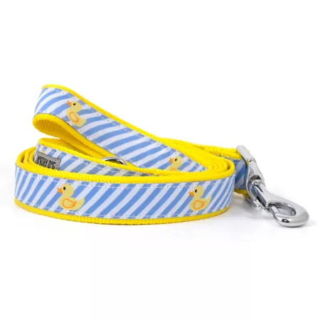 Worthy Dog Striped Rubber Duck Dog Leash Dog Basic Leashes