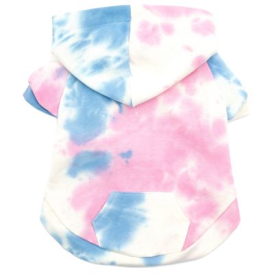 Image showing 0 th Worthy Dog Tie Dye Dog Hoodie