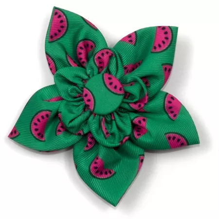 Adjustable Pet Collar Accessory Dignified Dog Watermelon Flower Dog Bandanas Ties & Accessories