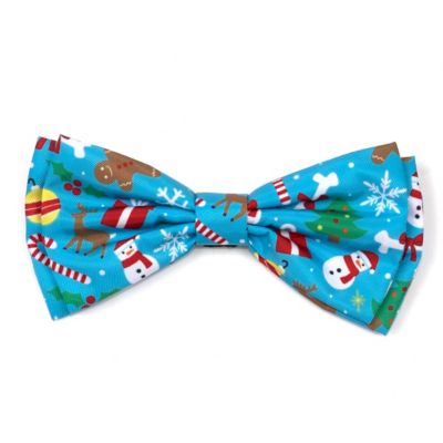 Worthy Dog Winter Wonderland Adjustable Bow Tie Pet Collar Accessory