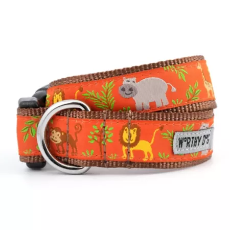 Worthy Dog Adjustable Zoofari Dog Collar Dog Basic Collars