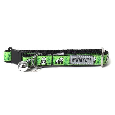 Worthy Dog Adjustable Pandas Breakaway Cat Collar